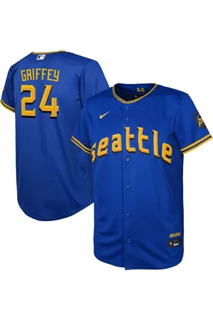 Nike Kids Sports Tops - Youth Ken Griffey Jr. Seattle Mariners 2023 City Connect Replica Player Jersey