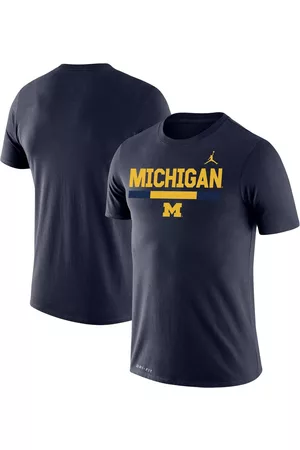 Jordan Men Sports T-Shirts - Men's Brand Michigan Wolverines Team Dna Legend Performance T-shirt