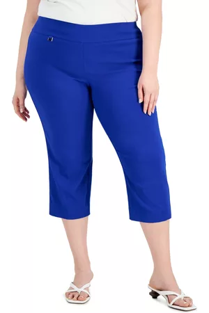 Alfani Women Capris - Plus Size Tummy-Control Capri Pants, Created for Macy's