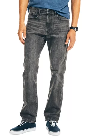 Nautica Men Straight Jeans - Men's Vintage Straight-Fit Stretch Denim 5-Pocket Jeans
