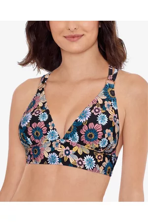 Salt + Cove Women Bikini Tops - Juniors' Strappy Bikini Top, Created for Macy's Women's Swimsuit