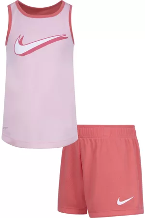 Nike Girls Sports T-Shirts - Little Girls Tank Top and Shorts, 2 Piece Set
