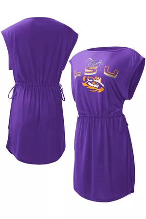 G-iii 4her By Carl Banks Women Beachwear - Women's Lsu Tigers Goat Swimsuit Cover-Up Dress