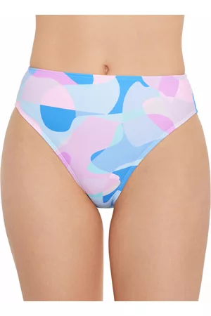 Salt + Cove Women Swimsuits - Juniors' Printed High-Leg High-Waist Bottoms, Created for Macy's Women's Swimsuit