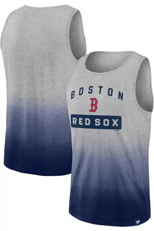 Fanatics Men Tank Tops - Men's Branded Gray, Navy Boston Red Sox Our Year Tank Top