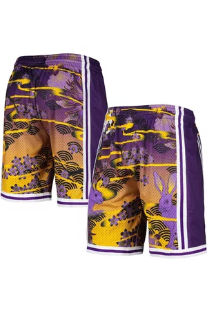 Mitchell & Ness Men Sports Shorts - Men's Los Angeles Lakers Lunar New Year Swingman Shorts