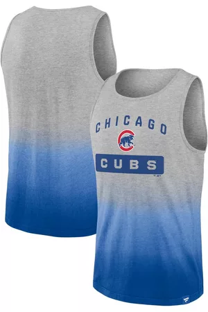 Fanatics Men Tank Tops - Men's Branded Gray, Royal Chicago Cubs Our Year Tank Top