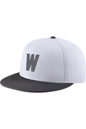 Nike Men Hats - Men's Washington State Cougars Aero True Baseball Performance Fitted Hat