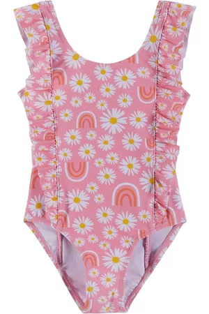 Andy & Evan Girls Swimsuits - Toddler/Child Girls Ruffled One-Piece Swimsuit