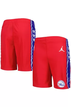 Jordan Girls Sports Shorts - Preschool Boys and Girls Brand Philadelphia 76ers Statement Edition Team Replica Shorts