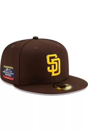 New Era Men Hats - Men's San Diego Padres On-Field 2023 World Tour Mexico City Series 59FIFTY Fitted Hat