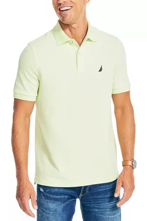 Nautica Men Polo T-Shirts - Men's Sustainably Crafted Classic-Fit Deck Polo Shirt