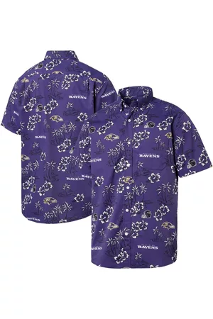 Reyn Spooner Men Sports T-Shirts - Men's Baltimore Ravens Kekai Button-Up Shirt
