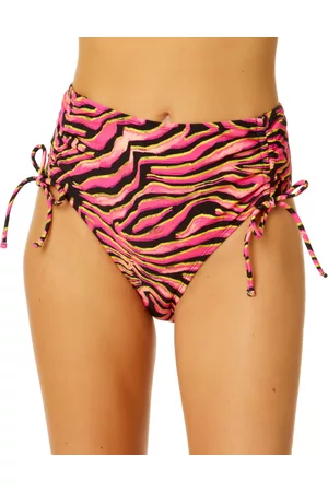 Salt + Cove Women High Waisted Bikinis - Juniors' Mane Event Cinched High-Waist Bikini Bottoms, Created for Macy's Women's Swimsuit