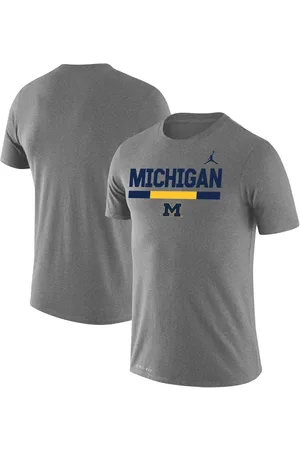 Jordan Men Sports T-Shirts - Men's Brand Michigan Wolverines Team Dna Legend Performance T-shirt