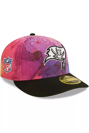 New Era Men Hats - Men's Pink, Black Tampa Bay Buccaneers 2022 Nfl Crucial Catch Low Profile 59FIFTY Fitted Hat