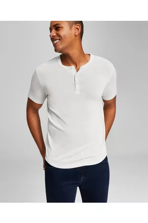 And Now This Men Short Sleeved T-Shirts - Men's Short-Sleeve Henley Shirt