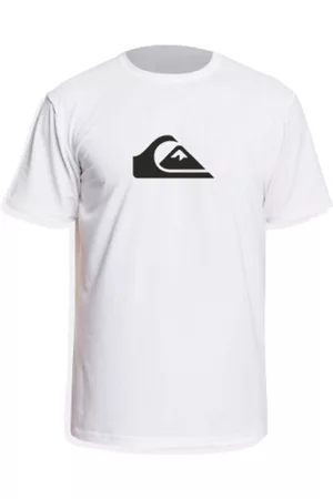 Quiksilver Men Short Sleeved T-Shirts - Men's Solid Streak Short Sleeves Rashguard T-shirt