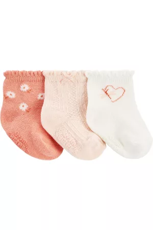 Carters Baby Girls Socks, Pack of 3