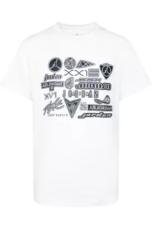 Jordan Boys Sports T-Shirts - Big Boys Core Logos Short Sleeve T-shirt
