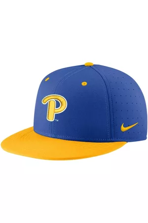 Nike Men Hats - Men's Pitt Panthers Aero True Baseball Performance Fitted Hat