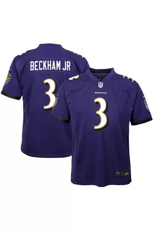 Nike Girls Sports Tops - Youth Boys and Girls Odell Beckham Jr. Baltimore Ravens Game Jersey