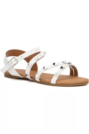 Olivia Miller Girls Sandals - Girl's Child Dazzling Stud Sandals