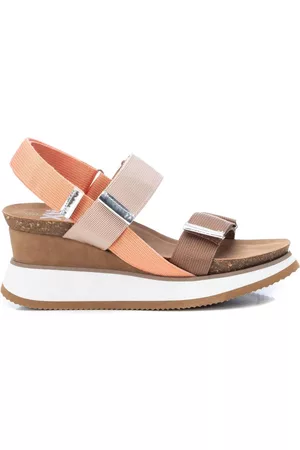 Xti Women Wedge Sandals - Women's Wedge Sandals By , 4480502 Coral