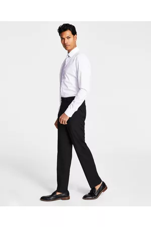 Alfani Men Skinny Pants - Men's Slim-Fit Stretch Solid Suit Pants, Created for Macy's