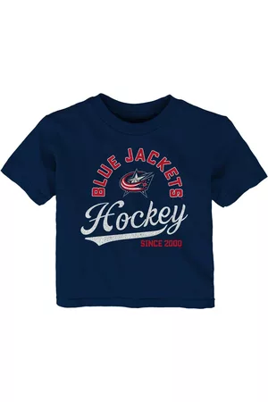 Outerstuff Girls Sports Jackets - Infant Boys and Girls Columbus Blue Jackets Take The Lead T-shirt