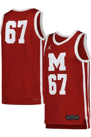 Jordan Men Sports T-Shirts - Men's Brand Morehouse Tigers Replica Basketball Jersey