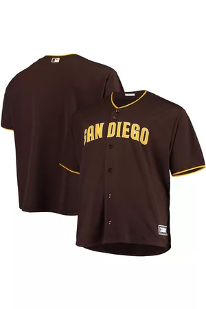 Profile Men Sports Tops - Men's Sand, Brown San Diego Padres Big and Tall Alternate Replica Team Jersey