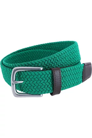 Trafalgar Men Belts - Men's Riverside Solid Stretch Weave Belt