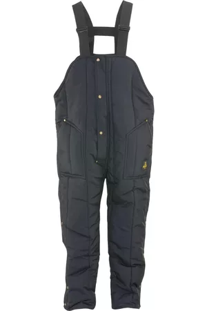 RefrigiWear Men Dungarees - Men's Iron-Tuff Insulated High Bib Overalls -50F Cold Protection