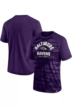 Fanatics Men Sports T-Shirts - Men's Branded Baltimore Ravens Hail Mary Raglan T-shirt