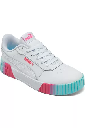 Leased Girls Casual Sneakers - Puma Big Girls Carina Fade Casual Sneakers from Finish Line