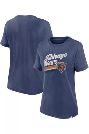 Fanatics Women Sports T-Shirts - Women's Branded Chicago Bears Hit Snow Washed T-shirt