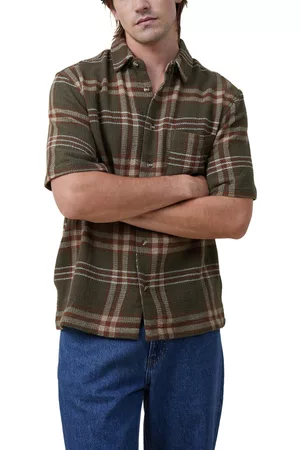 Cotton On Men Short sleeved Shirts - Men's Eddie Short Sleeve Shirt