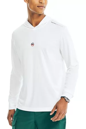 Nautica Men Long Sleeved Shirts - Men's Competition Long Sleeve Performance Hoodie