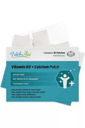 Patchaid Vitamin D3 Plus Calcium Vitamin Patch by (30-Day Supply)