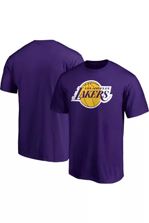 Fanatics Men Sports T-Shirts - Men's Los Angeles Lakers Primary Team Logo T-shirt