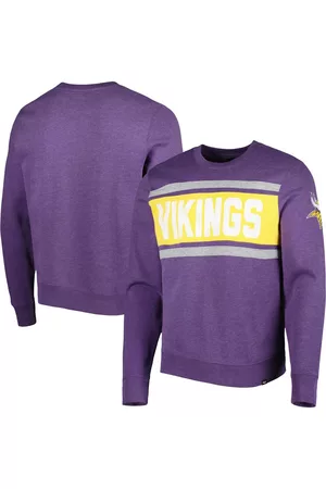 47 Brand Men Sports Hoodies - Men's Minnesota Vikings Bypass Tribeca Pullover Sweatshirt