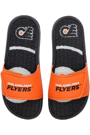 FOCO Girls Slide Sandals - Youth Boys and Girls Philadelphia Flyers Gel Slide Sandals