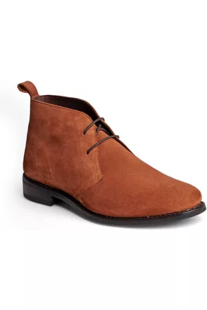 Anthony Veer Men Lace-up Boots - Men's Arthur Suede Leather Chukka Boots Men's Shoes