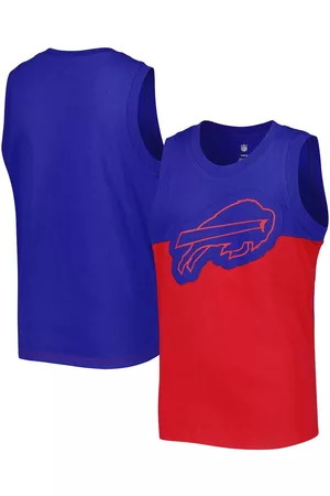 Outerstuff Boys Sports T-Shirts - Big Boys Red and Royal Buffalo Bills Revitalize Tank Top