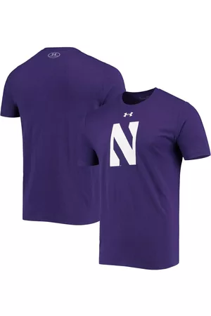 Under Armour Men Sports T-Shirts - Men's Northwestern Wildcats School Logo Performance Cotton T-shirt