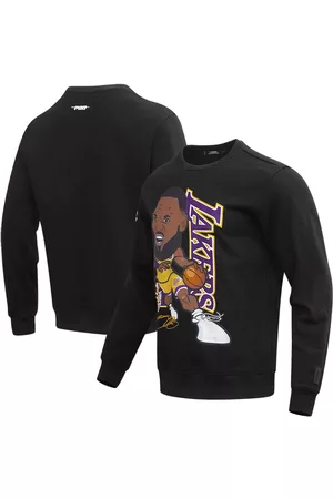 Pro Standard Men Sports Hoodies - Men's LeBron James Los Angeles Lakers Avatar Pullover Sweatshirt