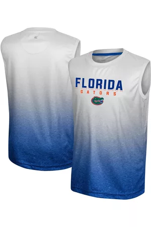 Colosseum Boys Sports T-Shirts - Big Boys White, Royal Florida Gators Max Tank Top