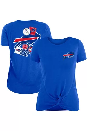New Era Women Sports T-Shirts - Women's Buffalo Bills Athletic Slub Front Knot T-shirt