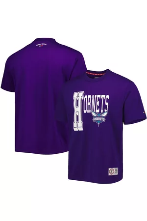 Tommy Hilfiger Men Sports T-Shirts - Men's Charlotte Hornets Mel Varsity T-shirt